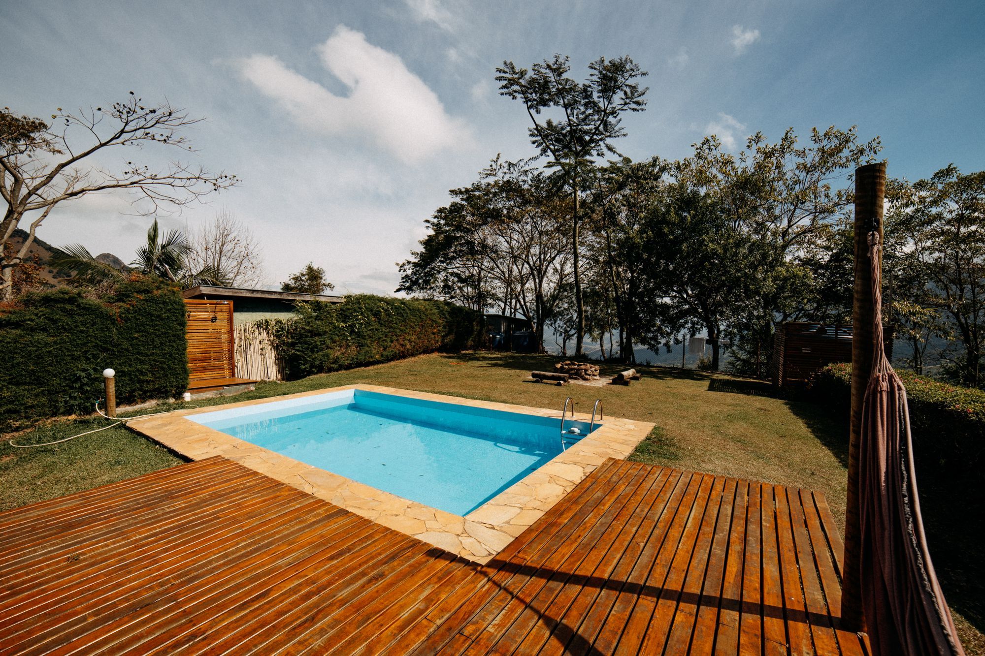 Spotted gum hardwood deck